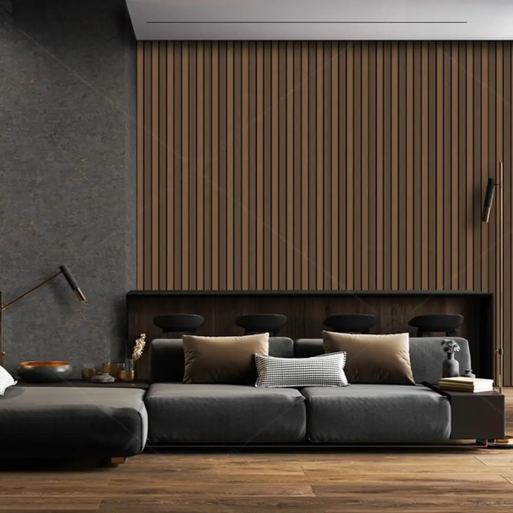 APS401-Siyah-Koyu-Ceviz-Ahsap-Desenli-Duvar-Lambiri Siyah Koyu Ceviz Ahşap Desenli Duvar Lambiri - Görsel 1